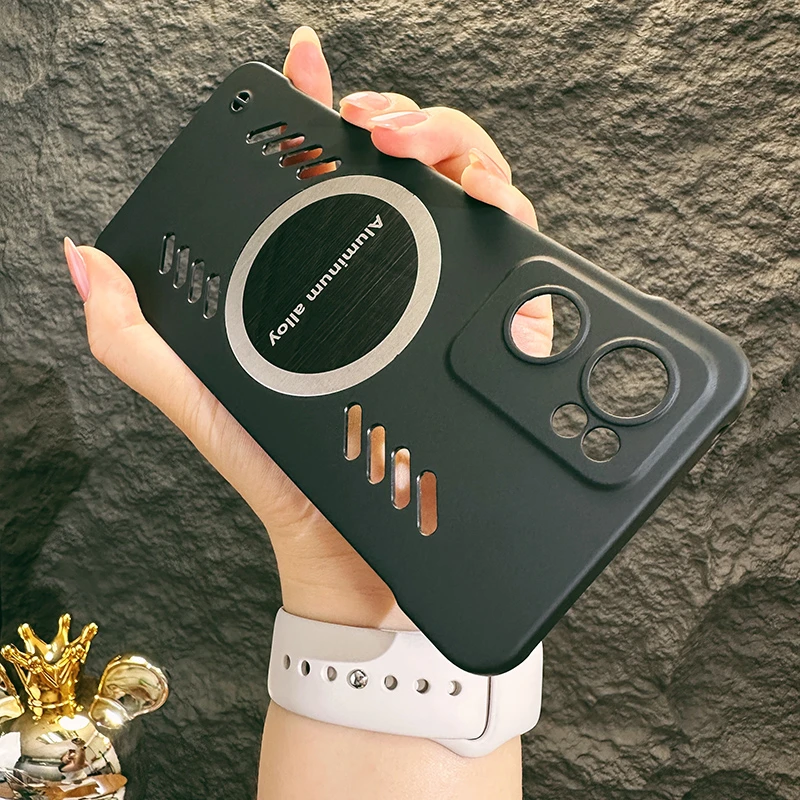 适用opporeno7手机壳新款reno7pro套rono7se超薄oppo散热无边框男