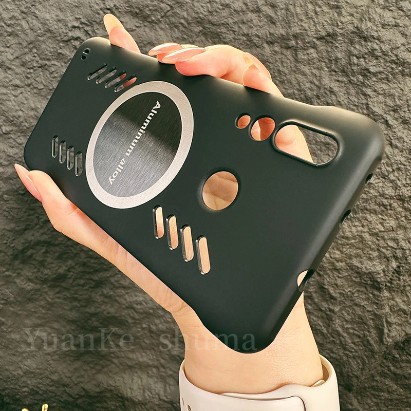 适用华为nova4手机壳新款nova4套huawei超薄散热无边框磁吸壳男款