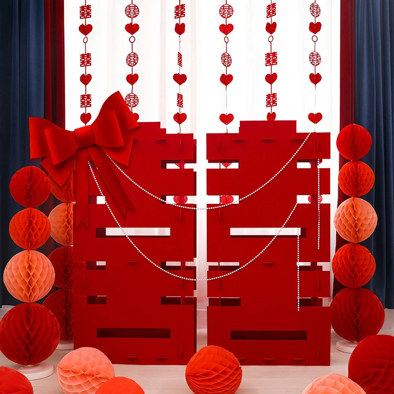 立体超大喜字落地摆件双喜结婚房布置网红结婚礼订婚客厅装饰酒店