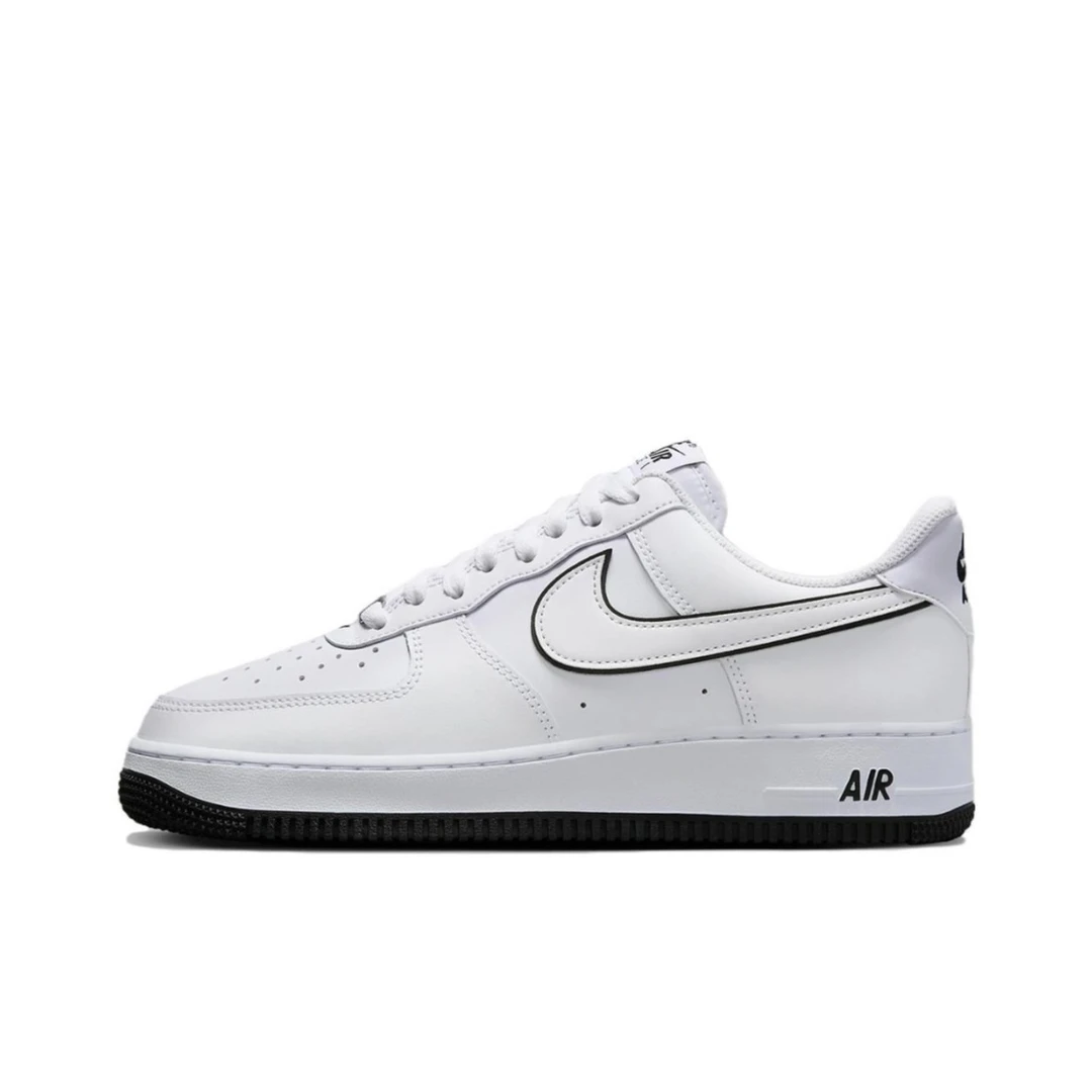 Nike AirForce1 空军一号 低帮板鞋男女同款白鞋 白黑 DV0788-103