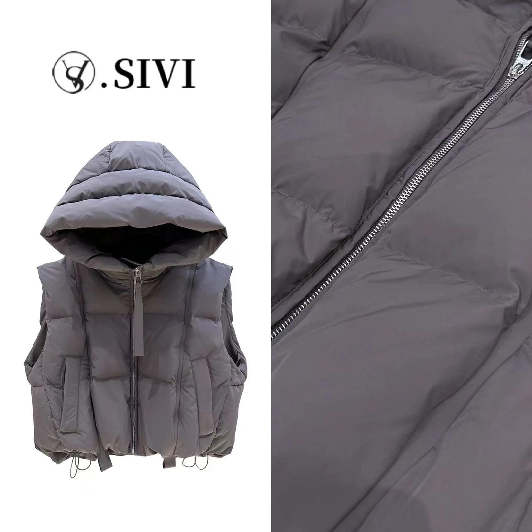 熙薇轻奢气质羽绒马甲【冬日笔记】冬季新款休闲外套F6865