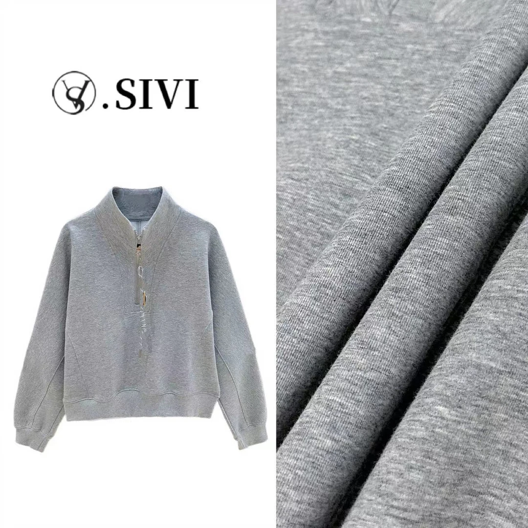 熙薇设计师卫衣【满分私服】2024早秋新款时尚潮流休闲上衣F6293