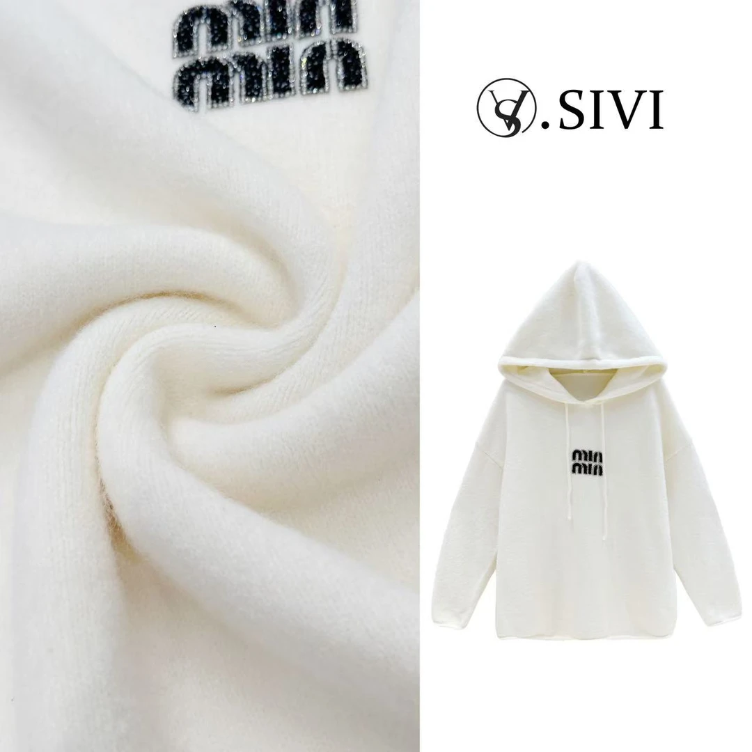 熙薇气质连帽毛衣【似水柔情】冬季新款时尚休闲上衣F7514