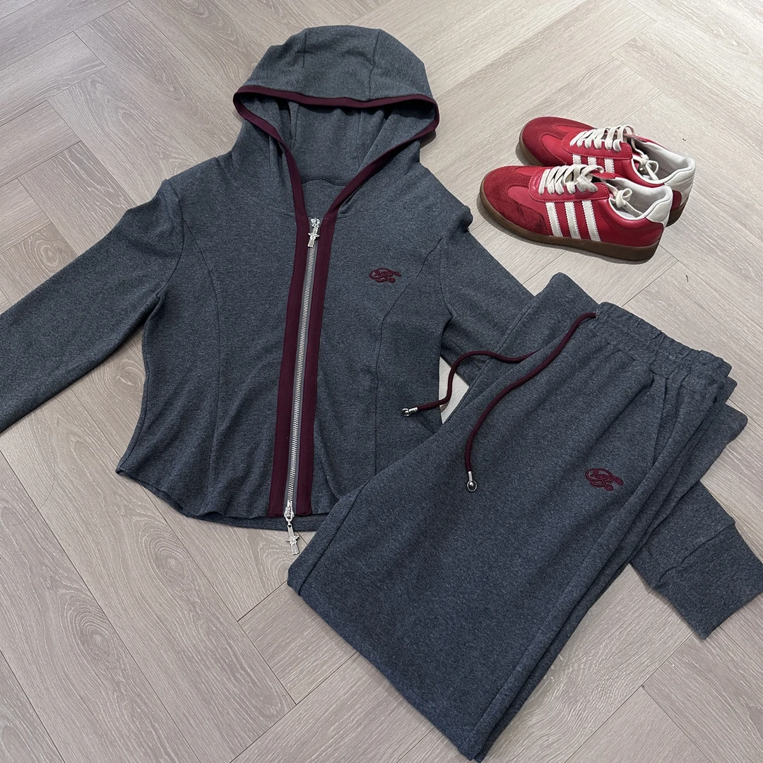 熙薇休闲套装【袅袅婷婷】2024早秋新设计感轻奢休闲百搭F6061