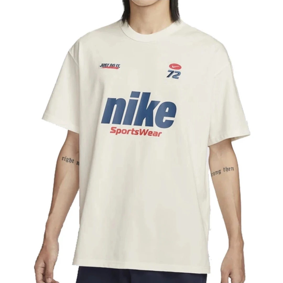 NIKE/耐克 男子运动休闲短袖T恤训练时尚印花圆领潮服HQ1570-133