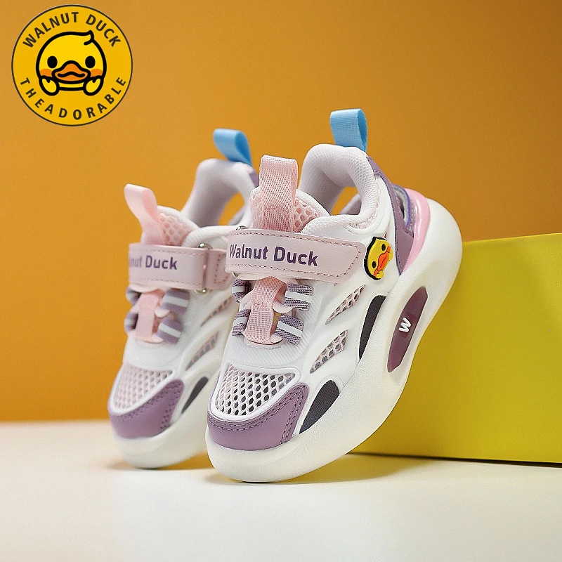 小黄鸭女童凉鞋学步鞋儿童夏季新款凉鞋软底机能鞋男童防滑沙滩鞋