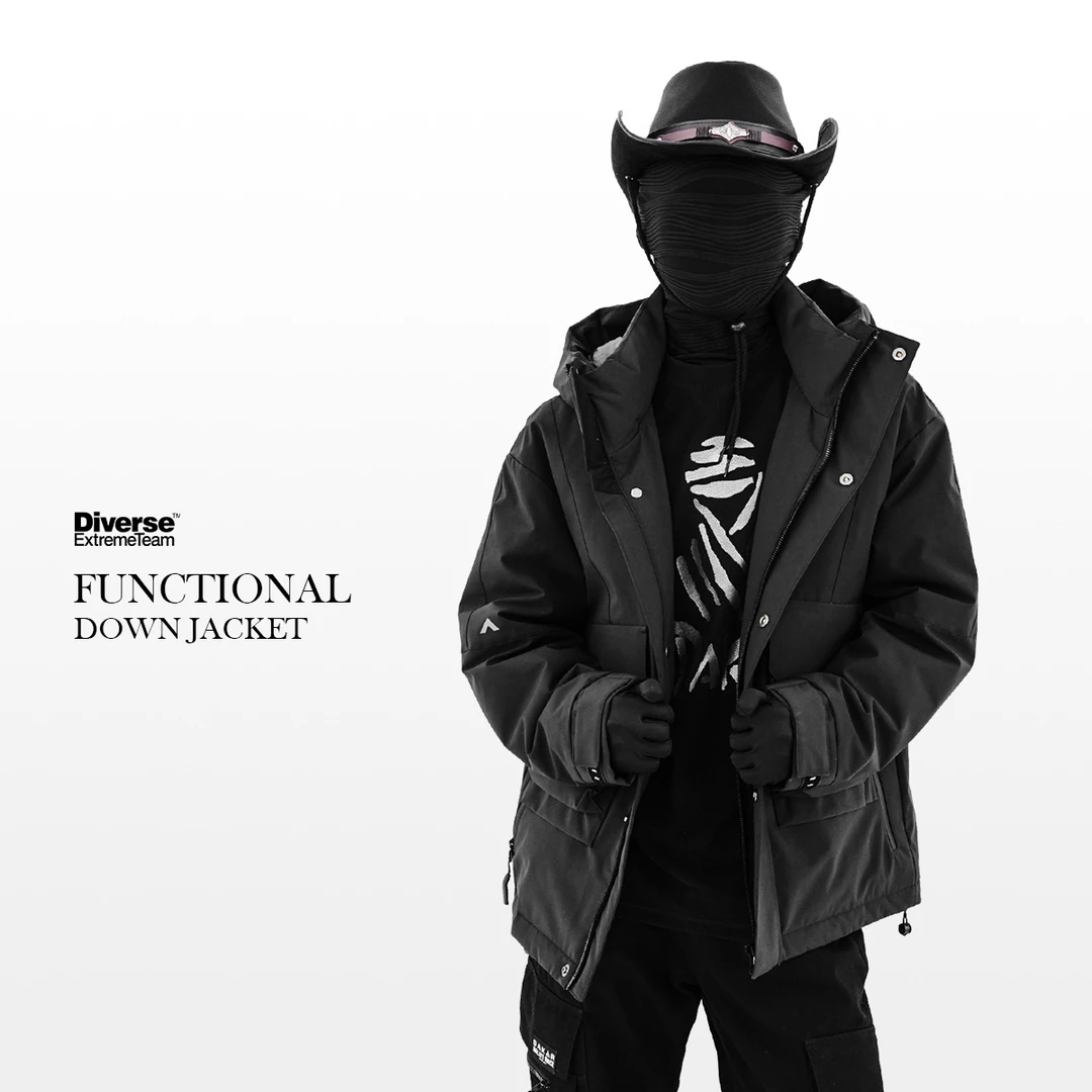 达喀尔秋冬新款户外保暖冲锋连帽羽绒服冬季防风升级版羽绒服