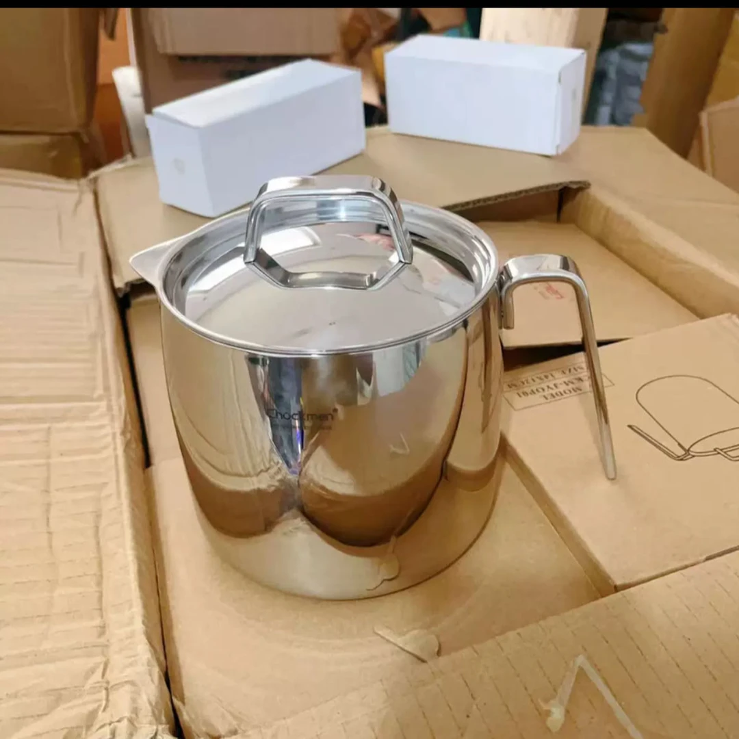 SZ家用1.5L 油壶出口德国尾单不锈钢家用厨房过滤油壶#0832