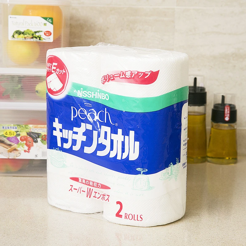 日本进口日清纺厨房纸厨房专用纸吸油纸吸水纸#6433