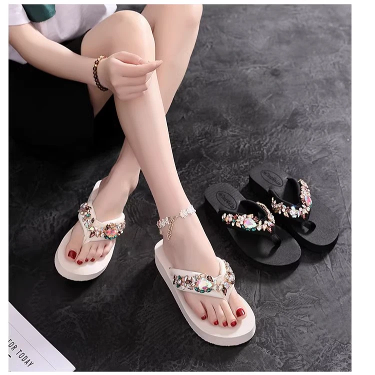 夏季防滑百搭高跟韩版人字拖鞋女款外穿高级感人字拖凉拖凉拖鞋