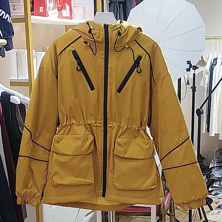 娟儿家秋冬新款超好看连帽二棉冲锋衣宽松工装夹克