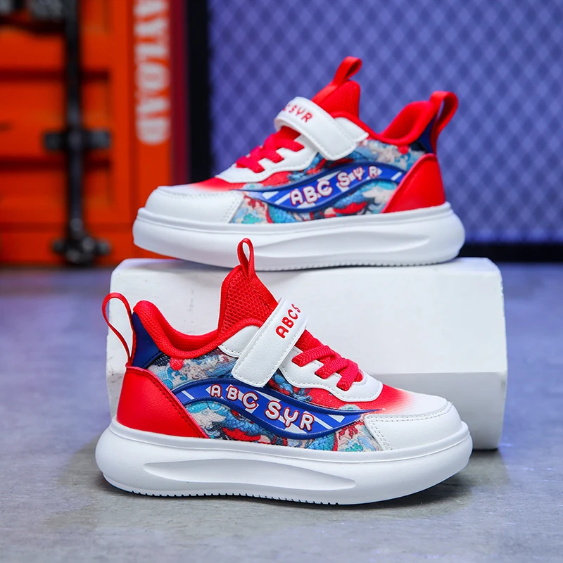 儿童运动鞋2024春季新款男女童板鞋潮流百搭学生休闲鞋透气跑步鞋