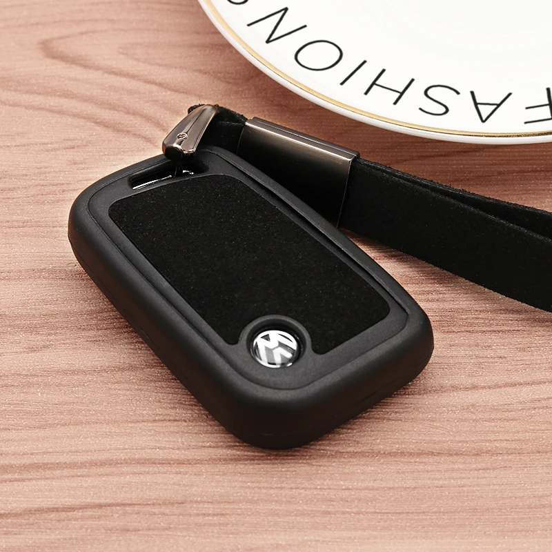 大众迈腾b8钥匙套帕萨特汽车CC扣蔚揽速腾朗逸途观l探岳polo壳包