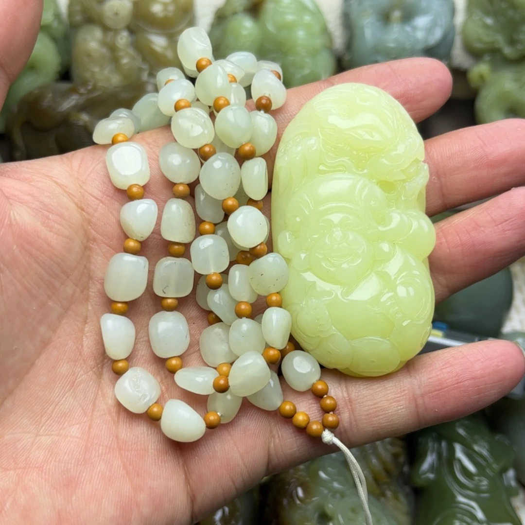 【闪购商品】和田玉挂件未镶嵌二****记