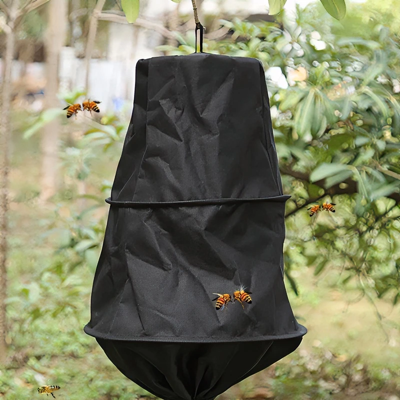 蜜蜂布收蜂笼收蜂桶竹制便携收蜂袋诱蜂捕蜂器捉土蜂野蜂招蜂分蜂