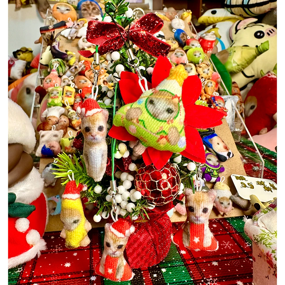 min圣诞节手机挂件材料包自选两个，订单留言备注就好自备剪刀