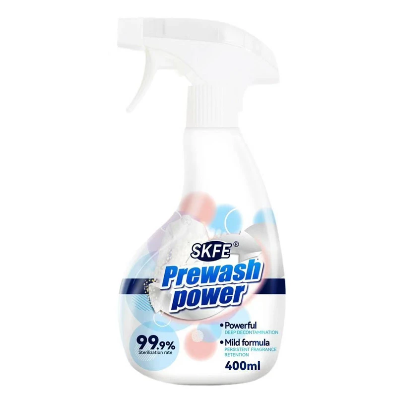 SKFE衣物预洗液喷雾衣服免水洗渗透剂洗涤剂去油去污渍400ml