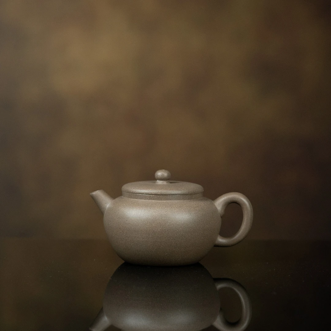 【利贞l平盖莲子】原矿青段泥 约190cc 手工制作 紫砂壶茶具LZ