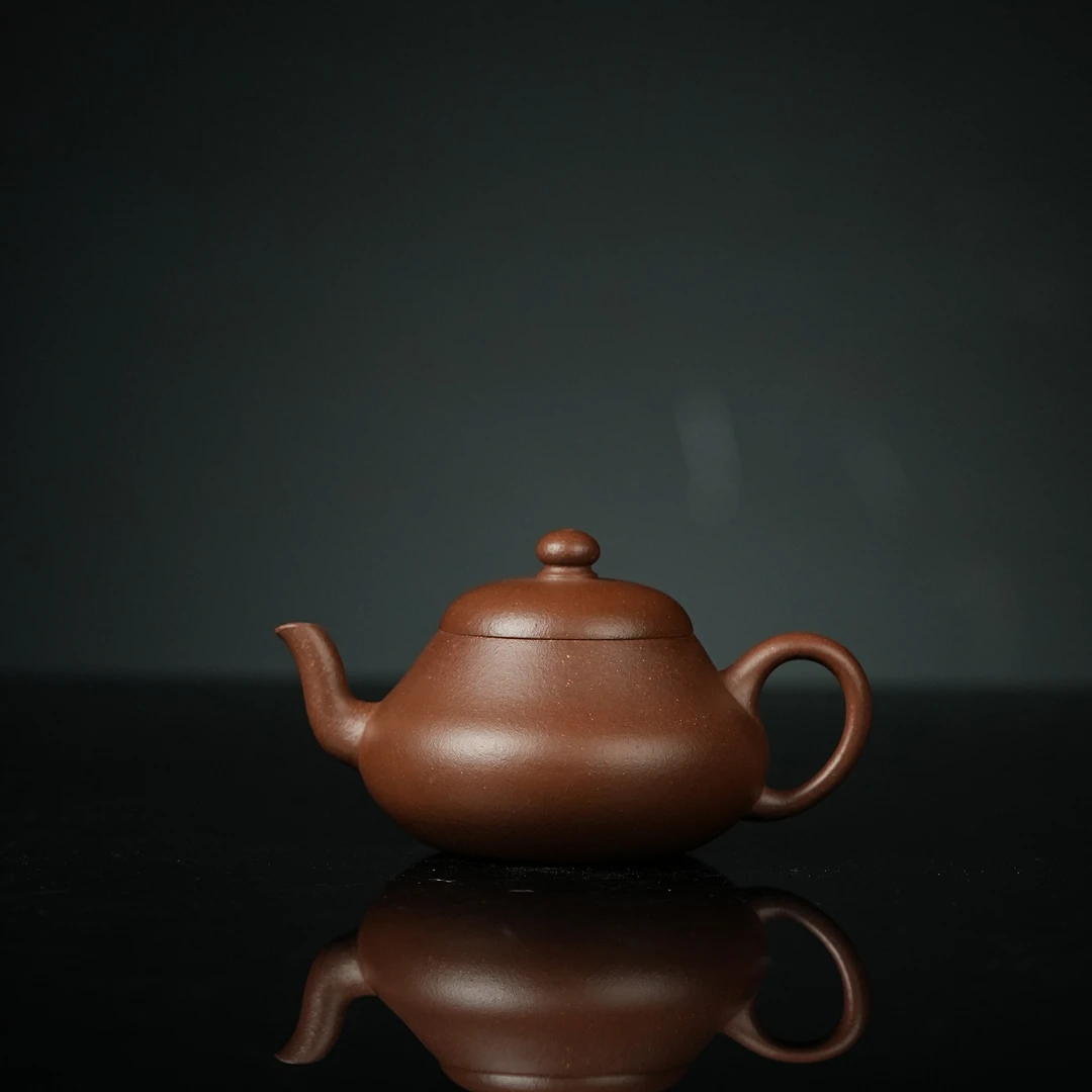 【利贞l君德(己亥款）】九瀚制 原矿紫泥约150cc 紫砂壶 家用茶具