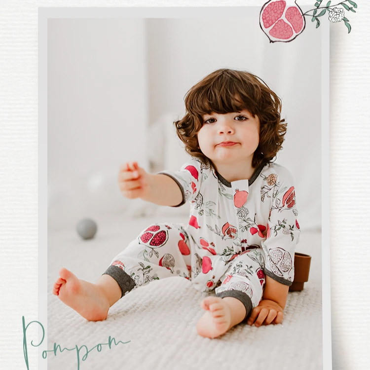 【达人专属】Nest Designs夏薄款竹棉双层纱布七分袖短袖分腿睡袋