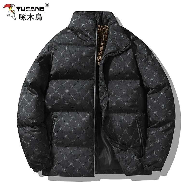 TUCANO/啄木鳥户外运动棉服冬季潮款个性立领男士外套潮牌秋冬款