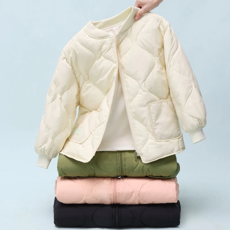 冬季新款校服神器2023冬季韩版儿童绒内胆男生短款上衣女童保暖绒