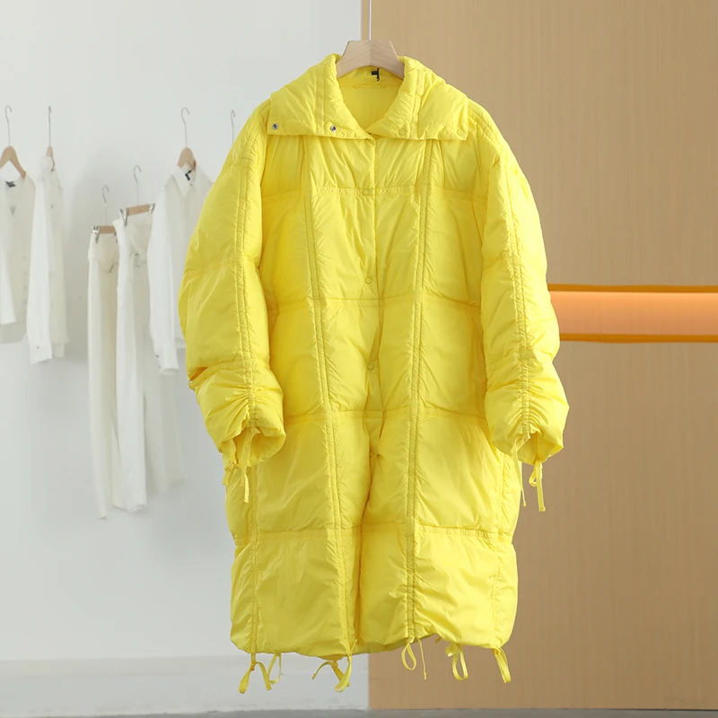 【唐长老自营】货号86164女装冬新款休闲长款羽绒服J