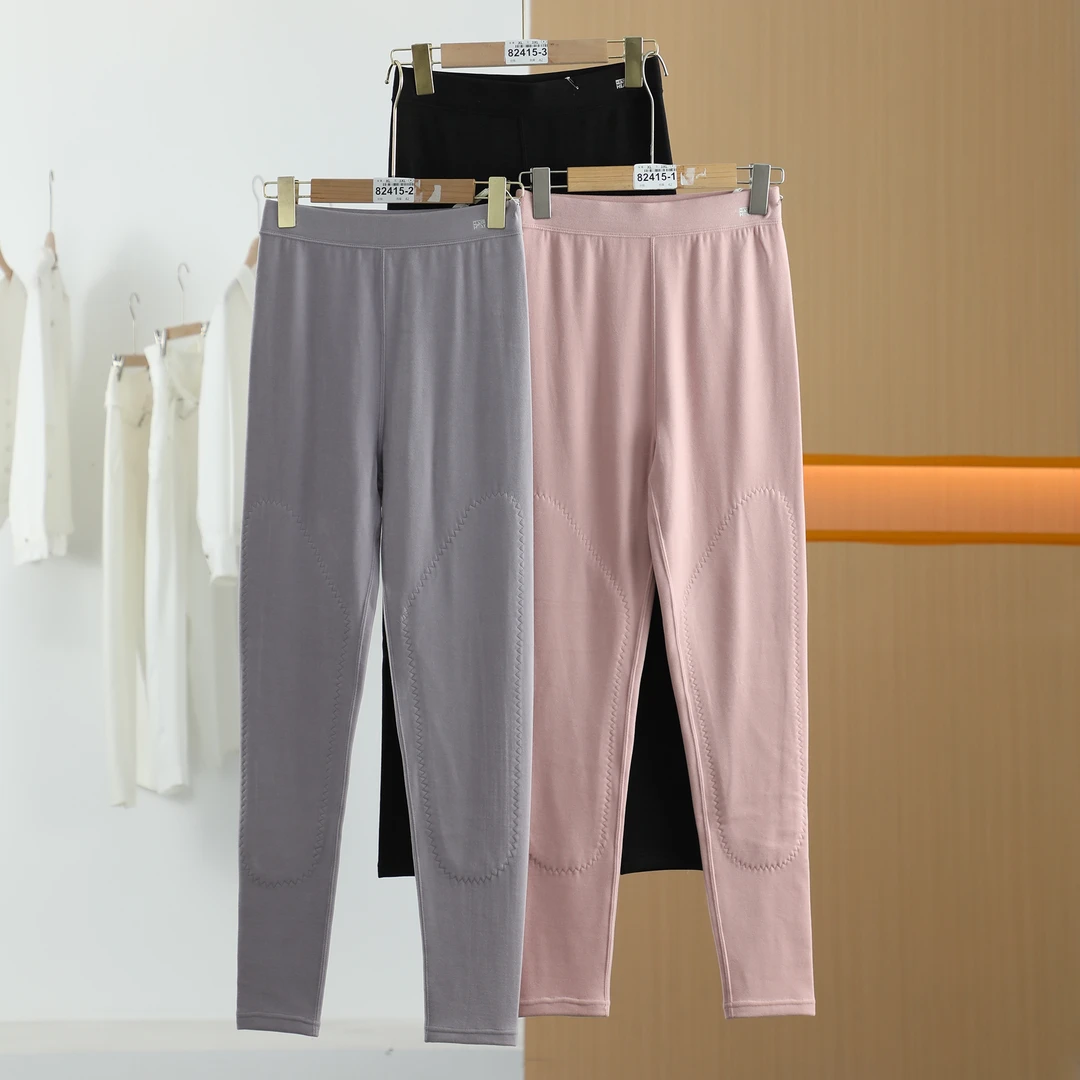 【唐长老自营】货号82415-1/2/3女装新款纯色加绒打底裤