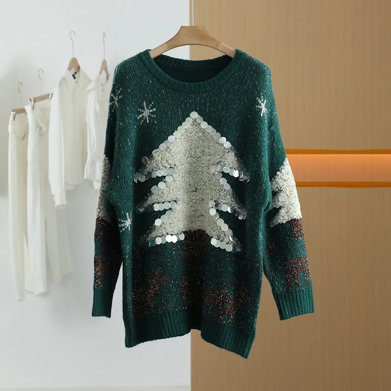 【唐长老自营】货号M0114女装冬新款休闲毛衫MSL