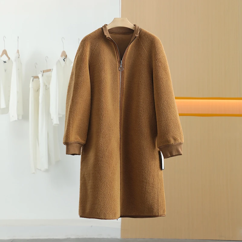 【唐长老自营】货号5517女装冬新款厚款风衣外套M