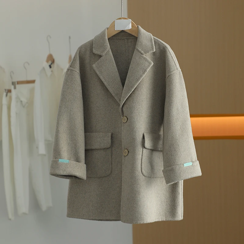 【唐长老自营】货号49170童装春秋纯色简约大衣YY-TZ