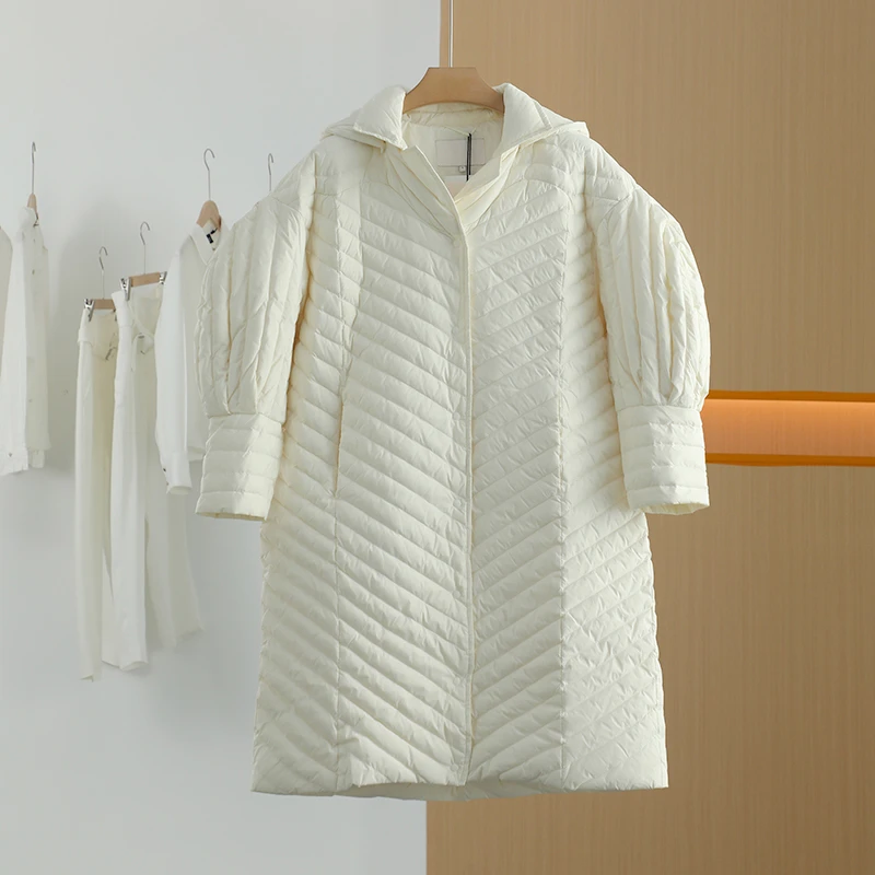 【唐长老自营】货号49543女装冬新款简约保暖羽绒服ALY