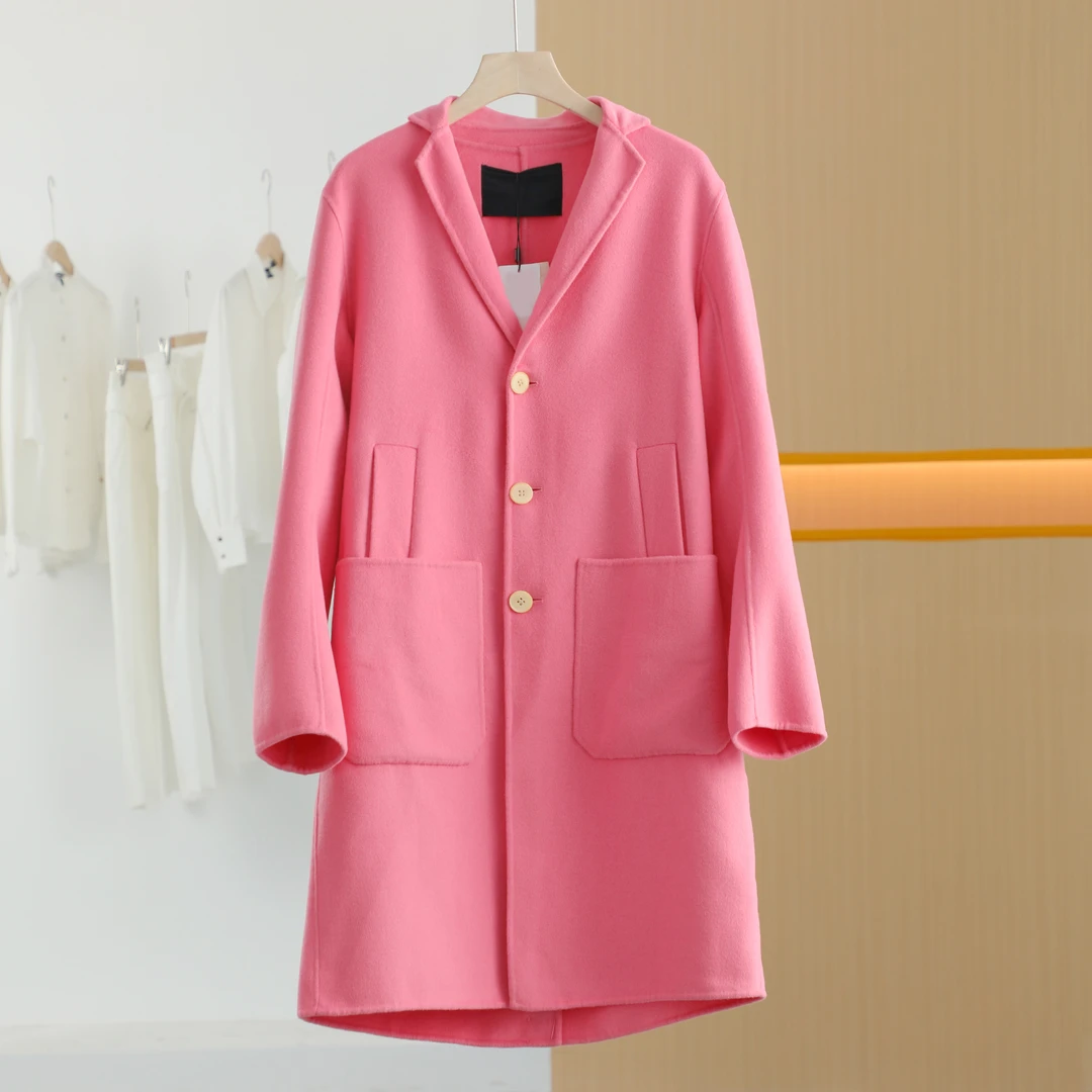 【唐长老自营】货号95944男装新款中长款呢大衣NJ21-21