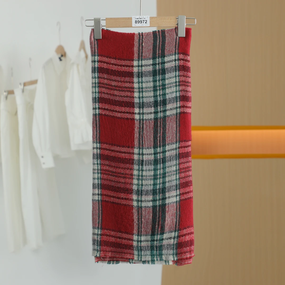 【唐长老自营】货号89972新款时尚色格子围脖MSL20-11