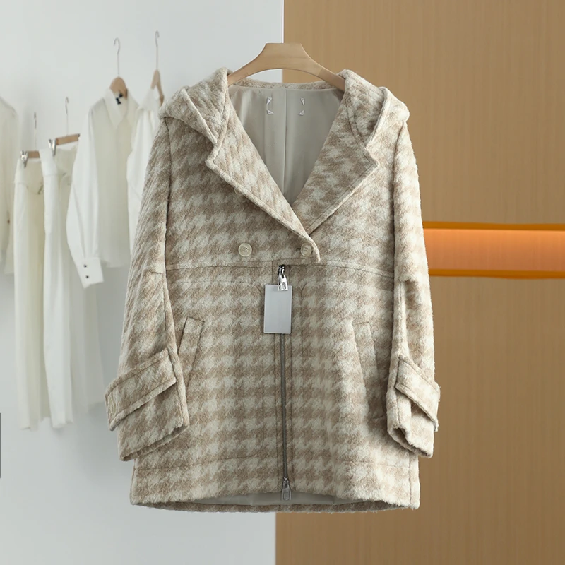 【唐长老自营】货号H0484冬新款可爱减龄毛呢外套H