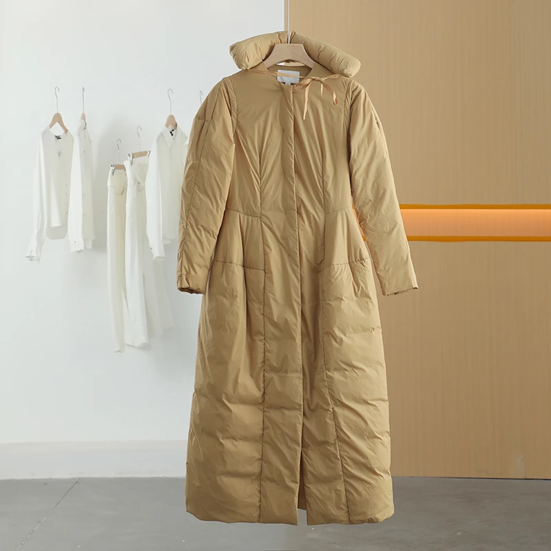 【唐长老自营】货号84312女装冬新款超长款羽绒服J