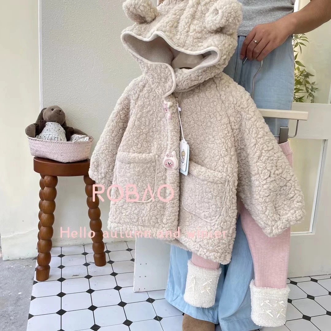 肉宝羊羔绒加绒加厚外套