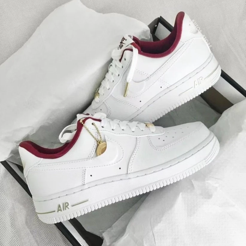 耐克 AIR FORCE 1 low 全白色百搭低帮男女款板鞋金币 DV7584-100