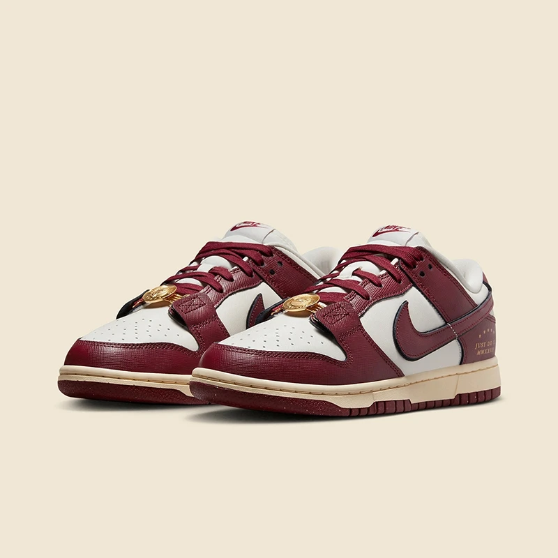 耐克 Nike Dunk Low 酒红时尚波尔多女款低帮休闲板鞋 DV1160-101
