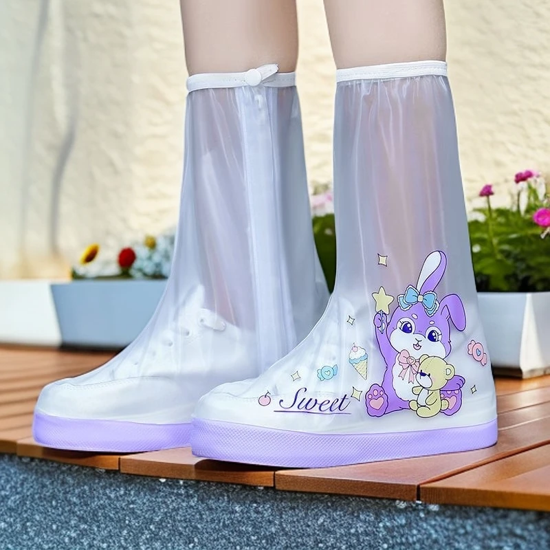 小学生宝宝雨靴套儿童雨鞋防水套水鞋雨鞋套男童女童防滑耐磨鞋套