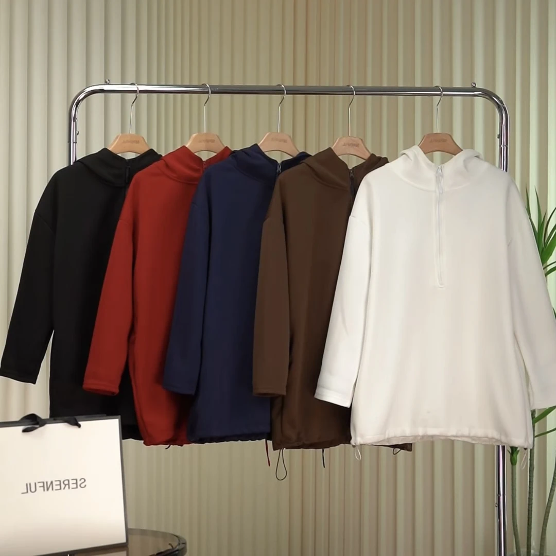 秋冬款抽绳宽松时尚韩版长袖百搭显瘦百搭连帽卫衣