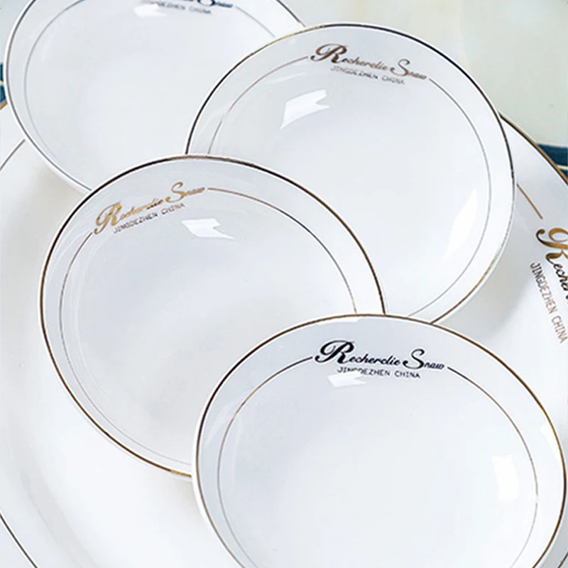 y味碟陶瓷家用调味碟圆形小吃碟吐骨碟调料酱醋碟烤肉火锅蘸料盘