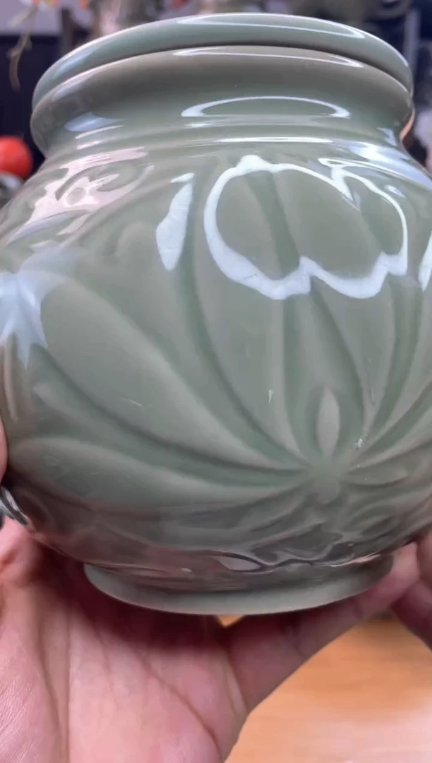 【闪购商品】耀州窑 大号茶叶罐一只