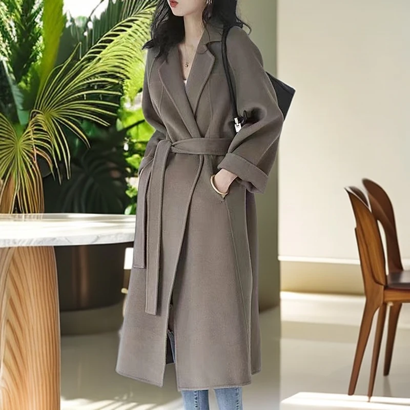 [401--410]法式长款洋气气质显瘦外穿修身时尚上衣