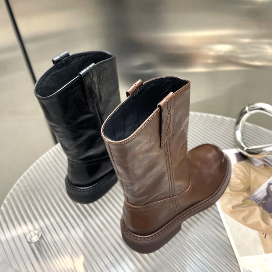 鹤婷2月未结6C258米欧货真皮女鞋02