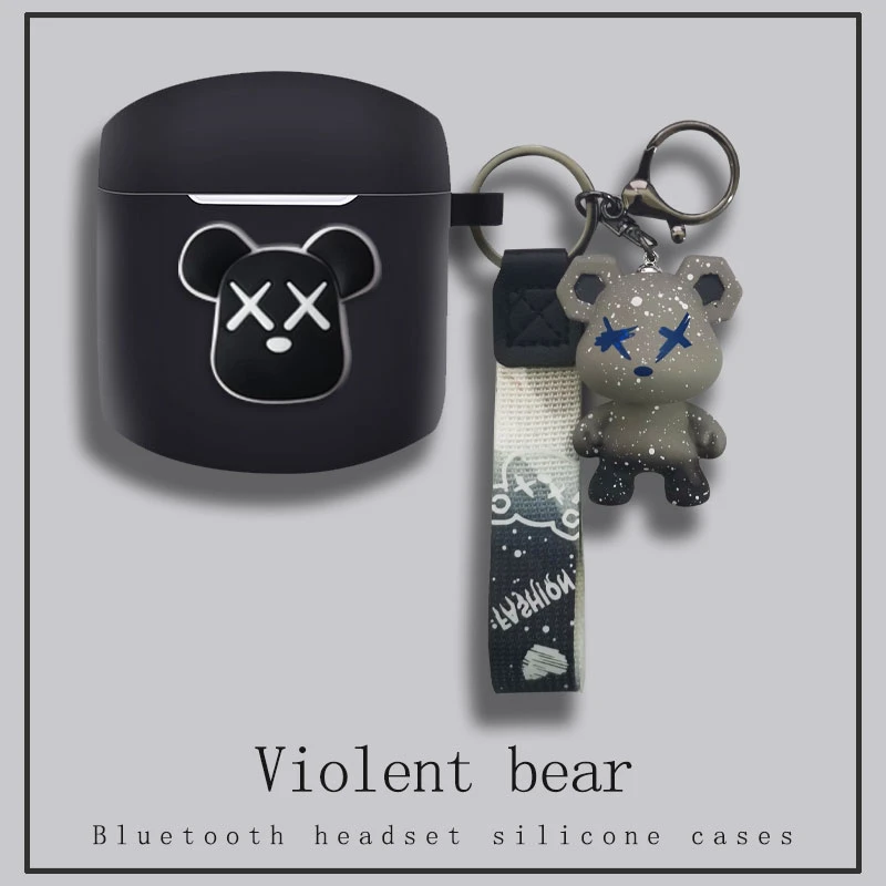 适用漫步者lollipods保护套lollipodsplus蓝牙耳机壳连体硅胶卡通