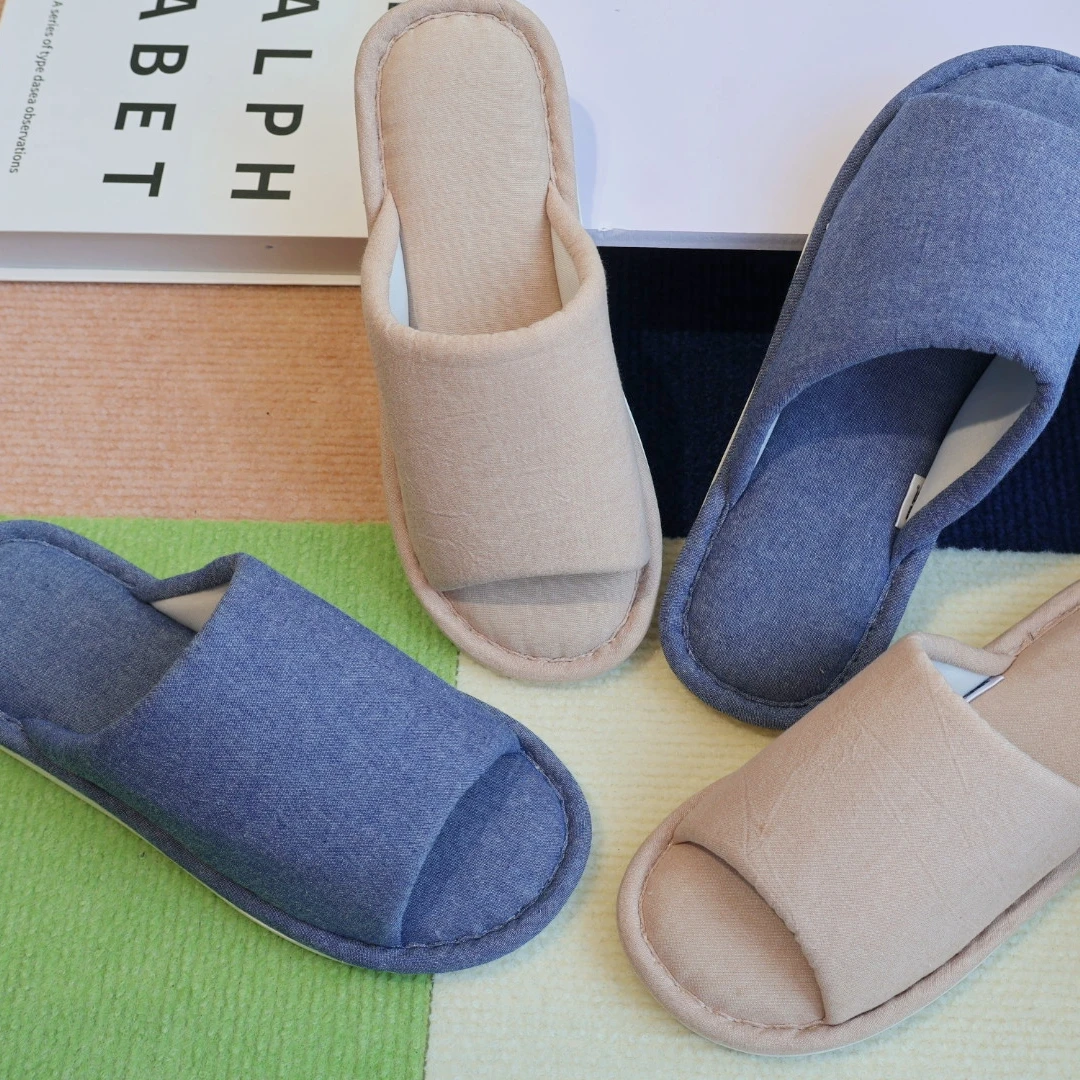 全棉法国玛万生活四季棉拖