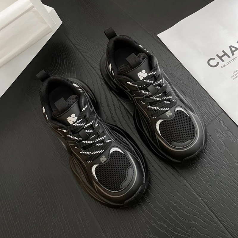 BAO/宝小姐擦色潮酷休闲百搭拼色运动鞋3729