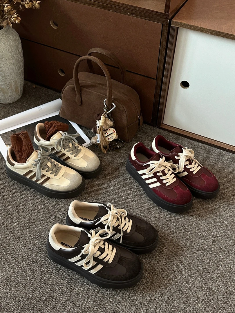 BAO/宝小姐2024秋季韩版简约百搭时尚板鞋5900-1506