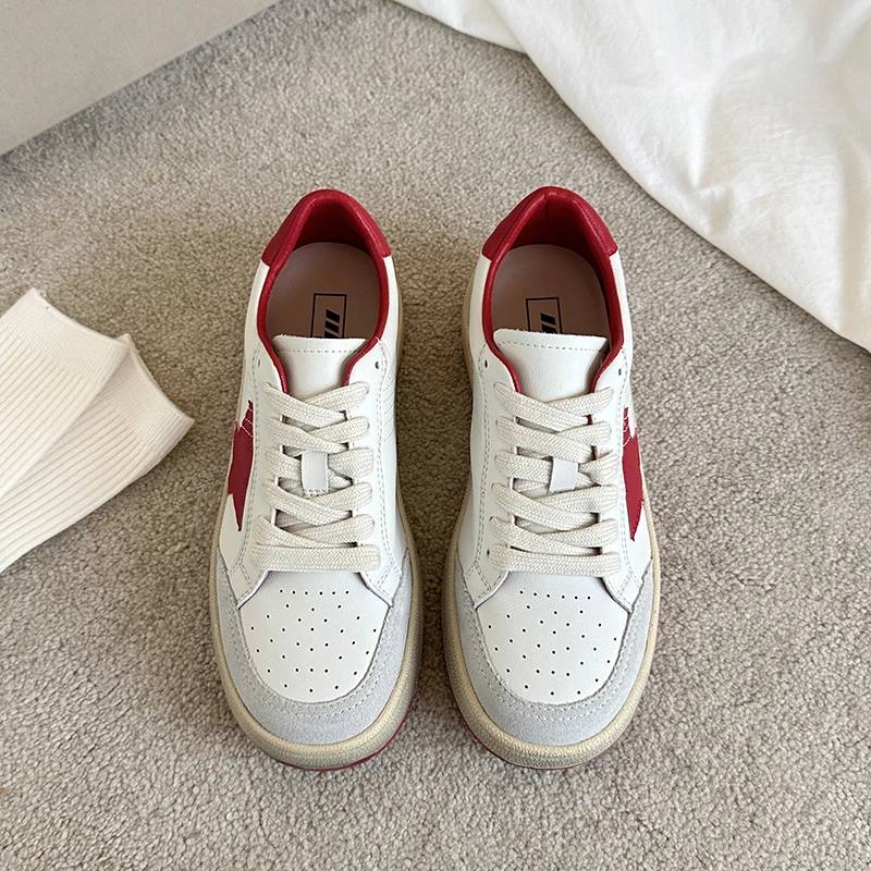 BAO/宝小姐FL新款时尚板鞋2024年韩版百搭女士休闲鞋5900-1138